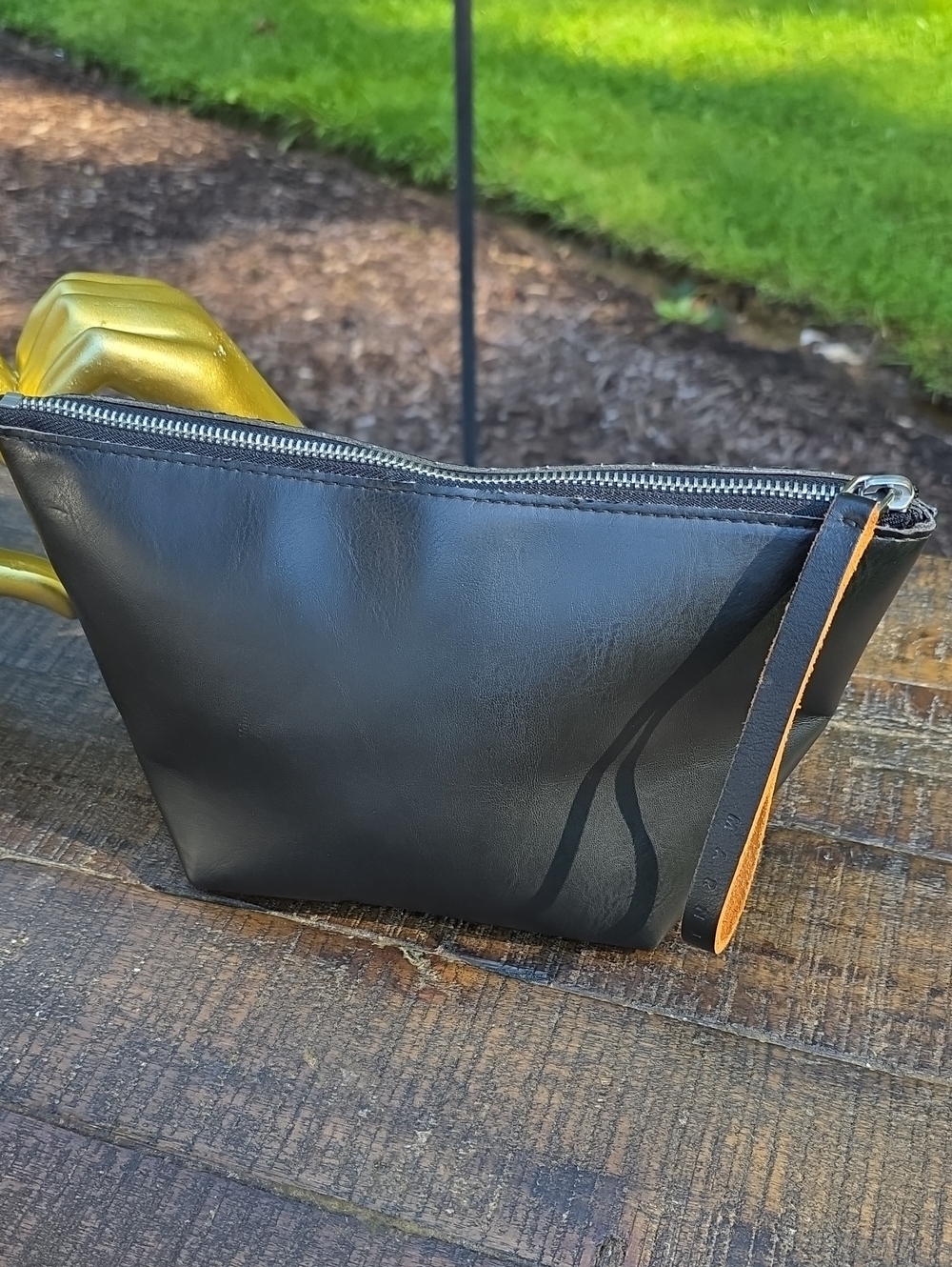 Marni Leather Colorblock Pouch Wristlet